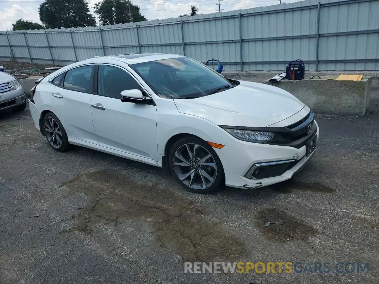 4 fotografías del automóvil dañado 19XFC1F96KE002245 HONDA CIVIC 2019