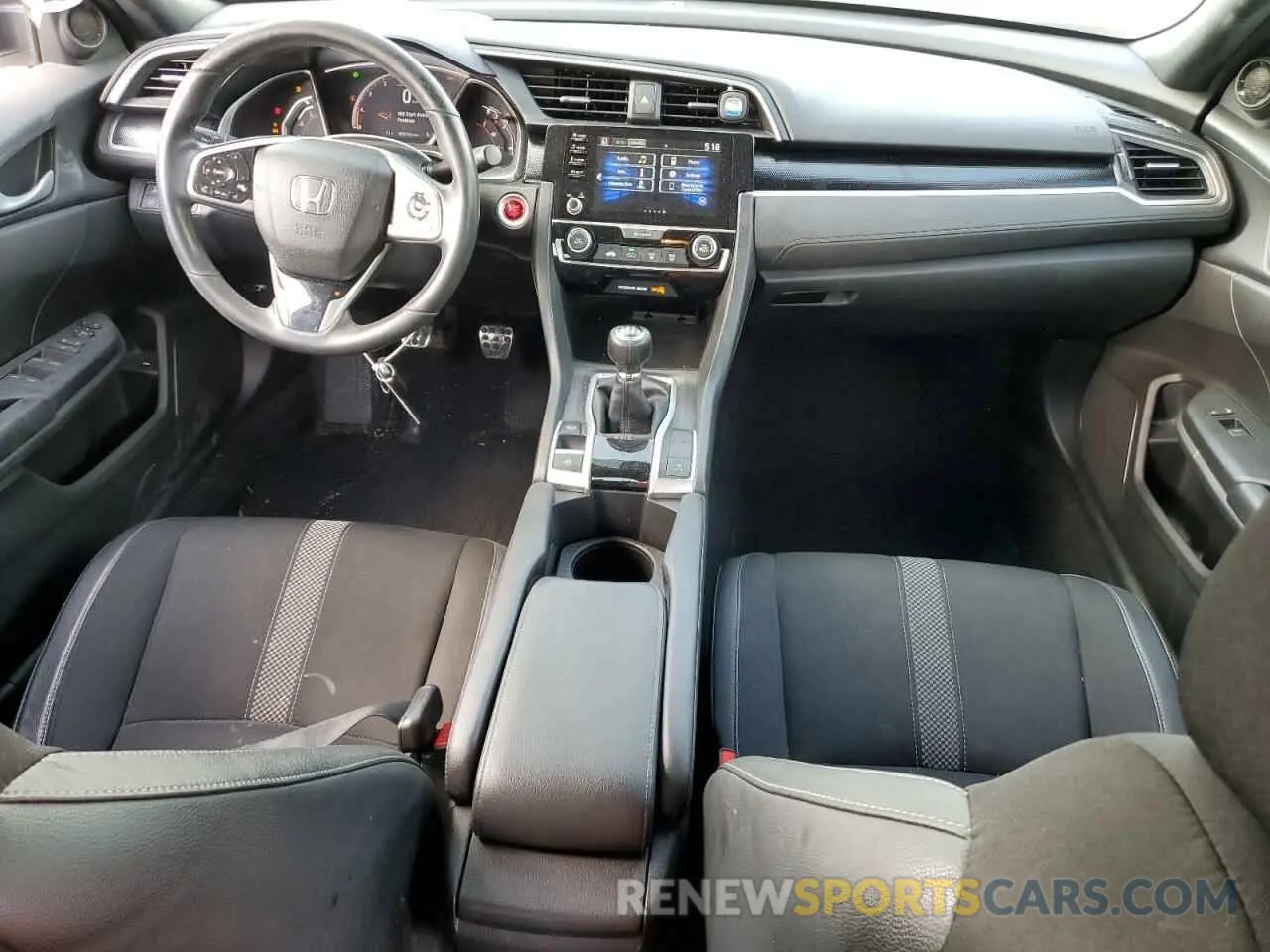 8 fotografías del automóvil dañado 19XFC2E82KE010695 HONDA CIVIC 2019