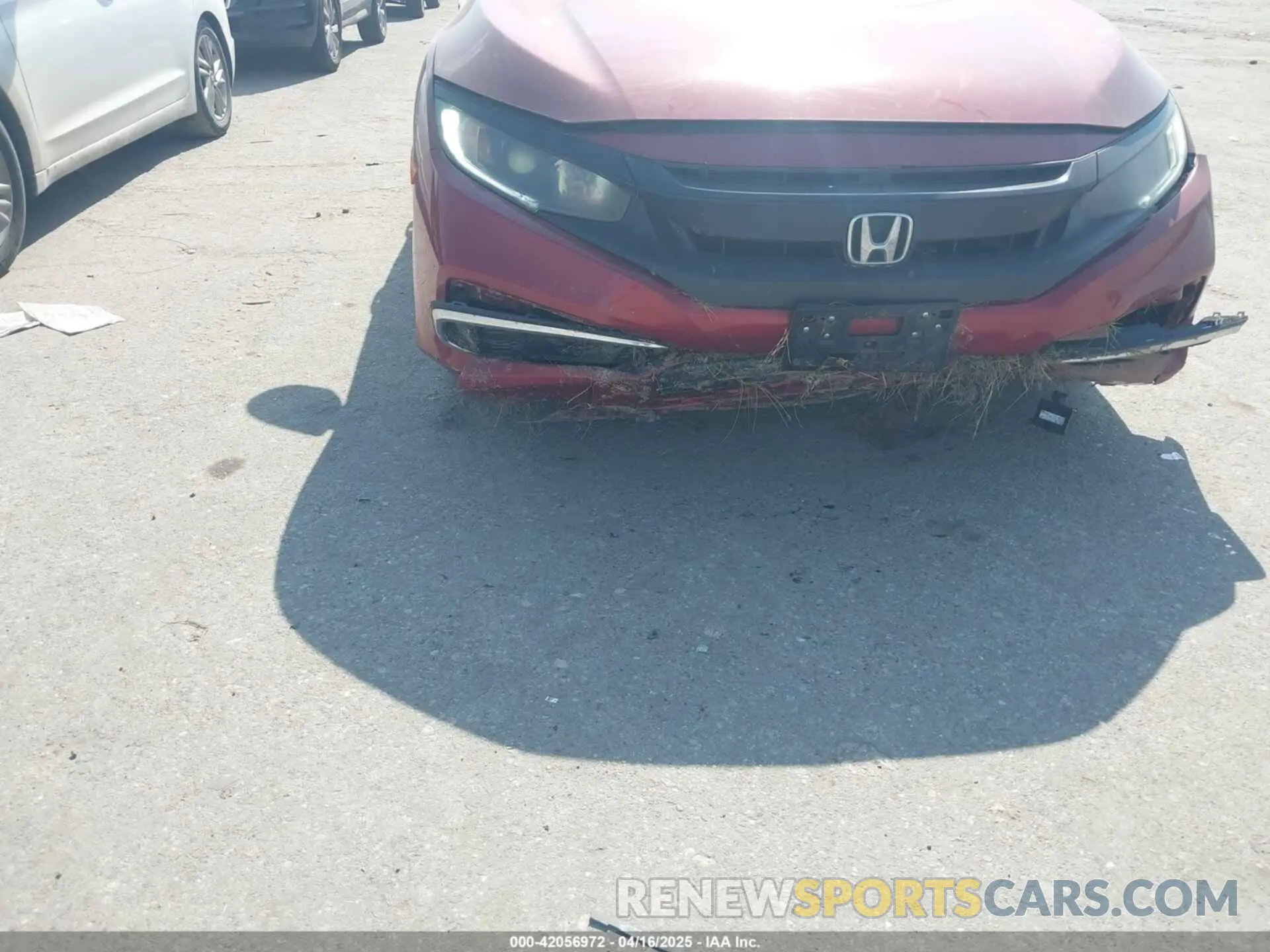 6 fotografías del automóvil dañado 19XFC2F60KE004665 HONDA CIVIC 2019