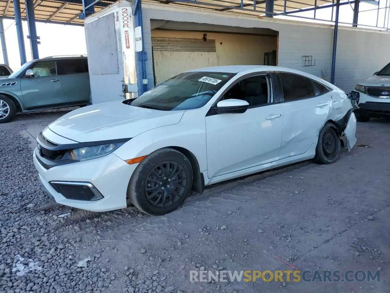 1 fotografías del automóvil dañado 19XFC2F60KE009543 HONDA CIVIC 2019