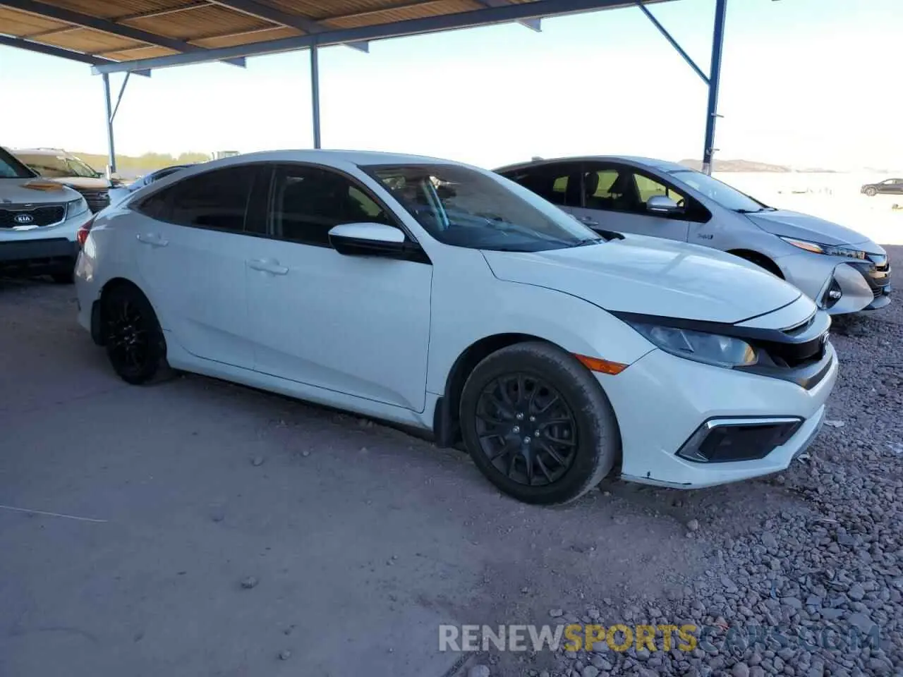 4 fotografías del automóvil dañado 19XFC2F60KE009543 HONDA CIVIC 2019