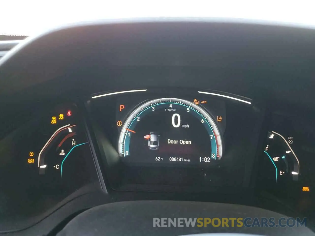 9 fotografías del automóvil dañado 19XFC2F60KE009543 HONDA CIVIC 2019