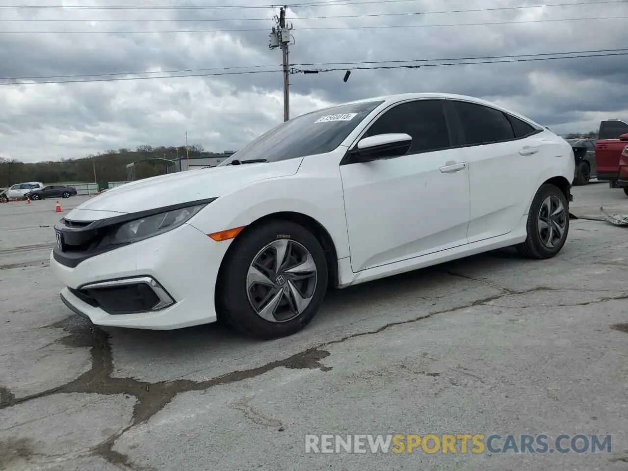 1 fotografías del automóvil dañado 19XFC2F60KE012507 HONDA CIVIC 2019