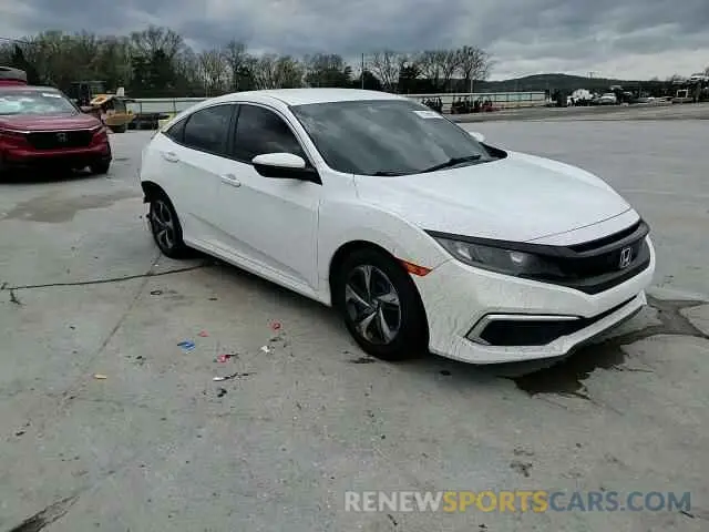 11 fotografías del automóvil dañado 19XFC2F60KE012507 HONDA CIVIC 2019