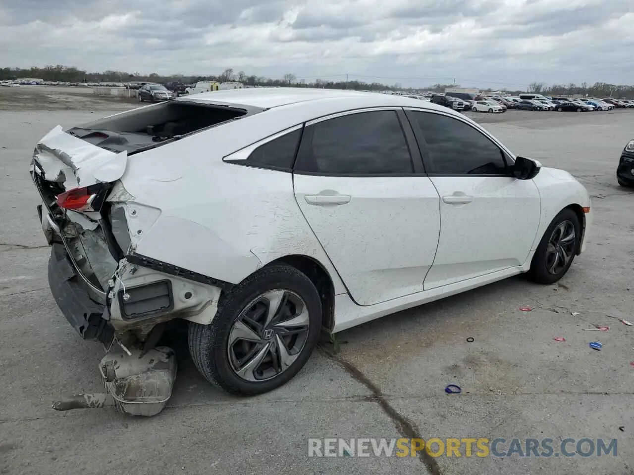 3 fotografías del automóvil dañado 19XFC2F60KE012507 HONDA CIVIC 2019