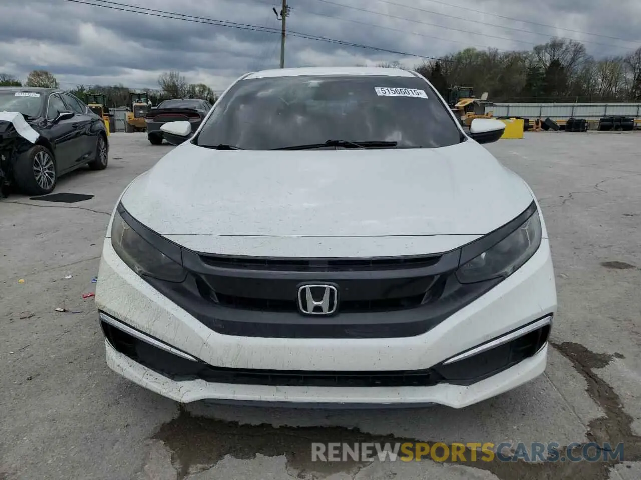 5 fotografías del automóvil dañado 19XFC2F60KE012507 HONDA CIVIC 2019