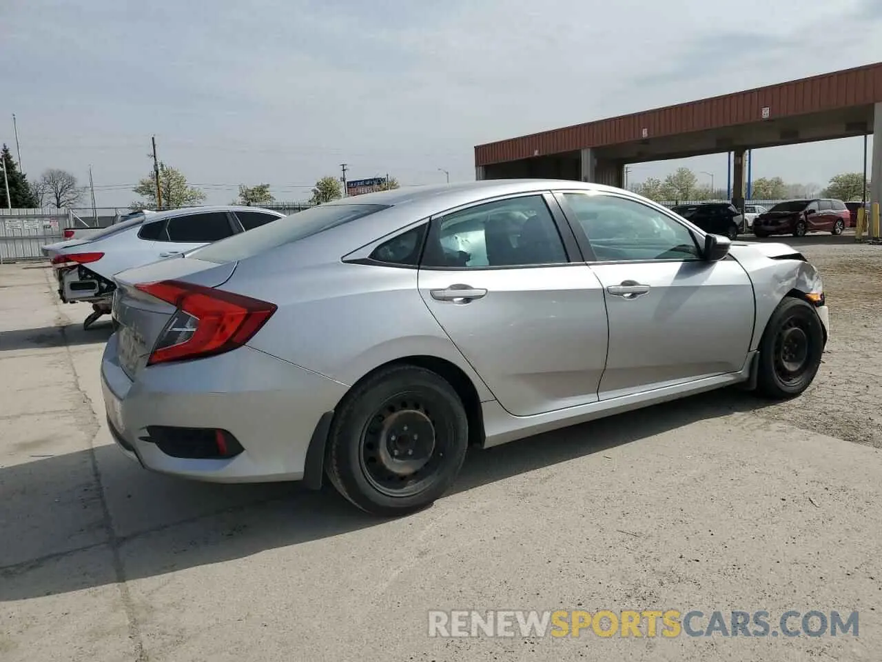 3 fotografías del automóvil dañado 19XFC2F60KE013124 HONDA CIVIC 2019