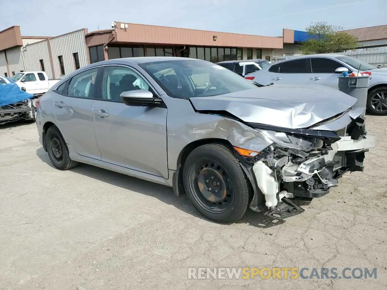 4 fotografías del automóvil dañado 19XFC2F60KE013124 HONDA CIVIC 2019
