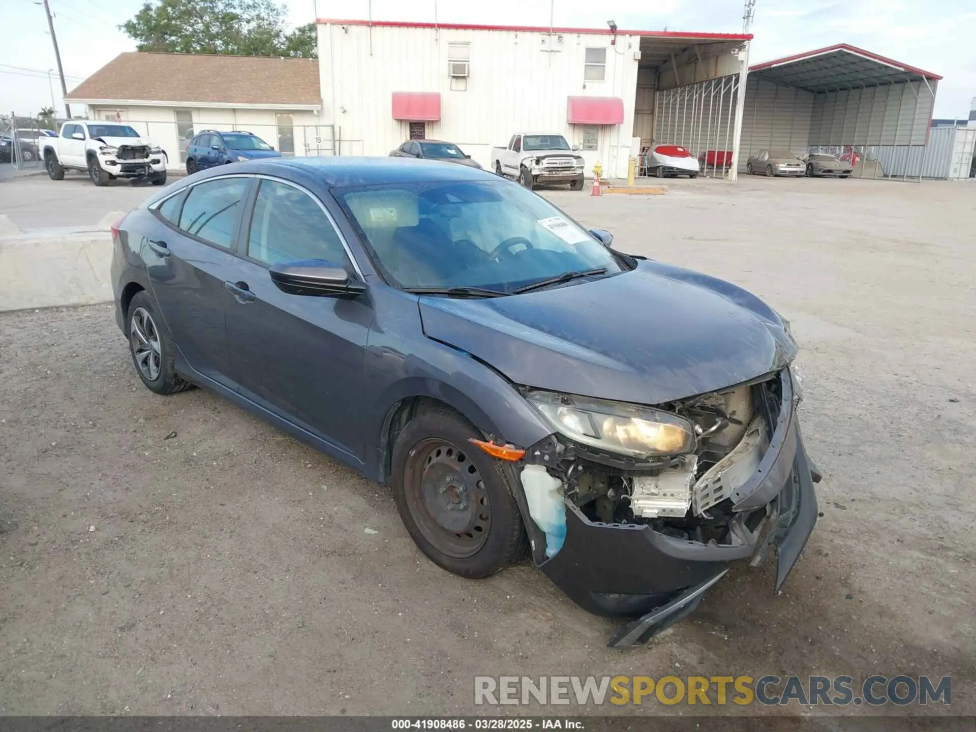 1 fotografías del automóvil dañado 19XFC2F60KE018100 HONDA CIVIC 2019