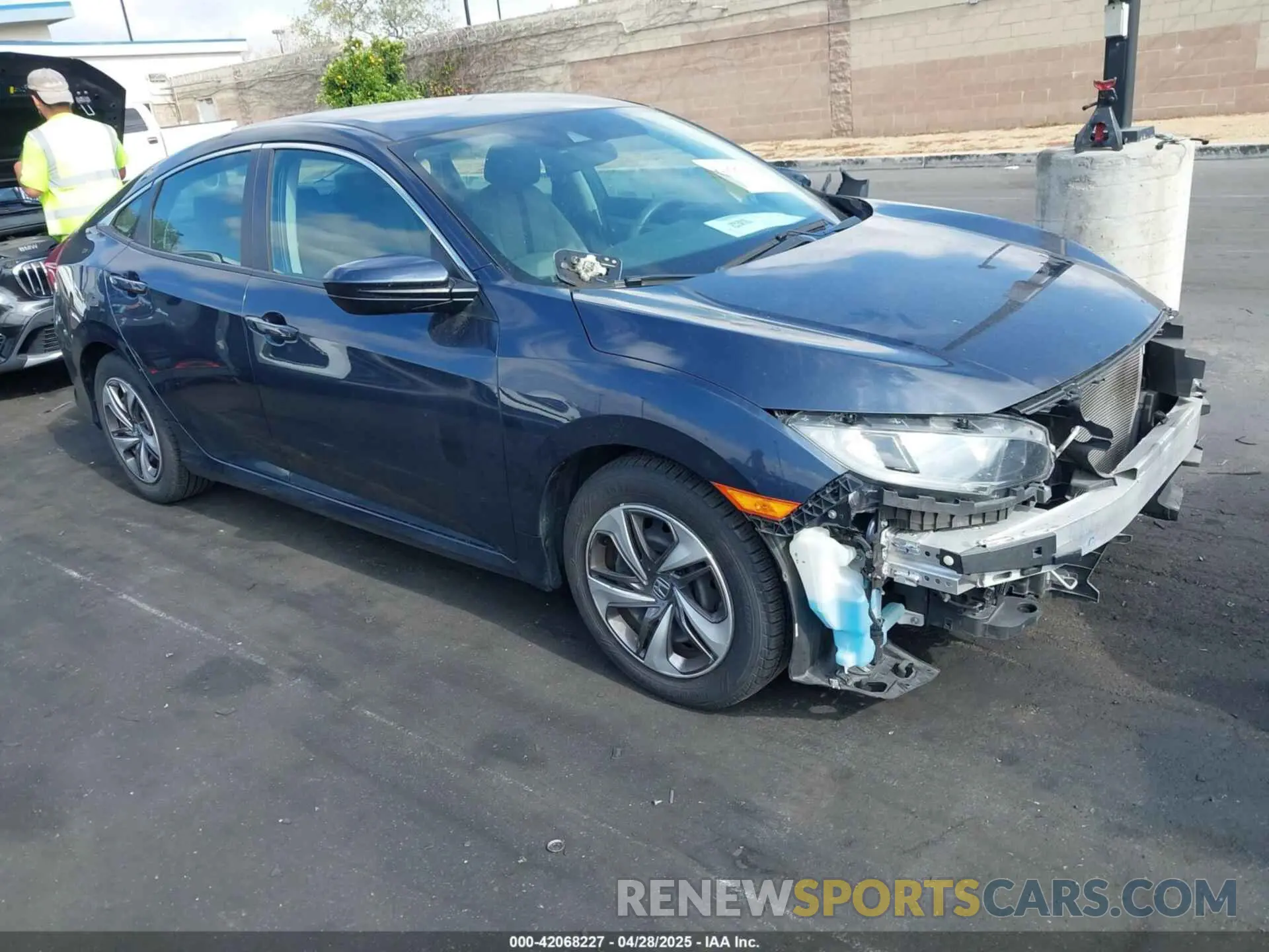 1 fotografías del automóvil dañado 19XFC2F60KE206499 HONDA CIVIC 2019