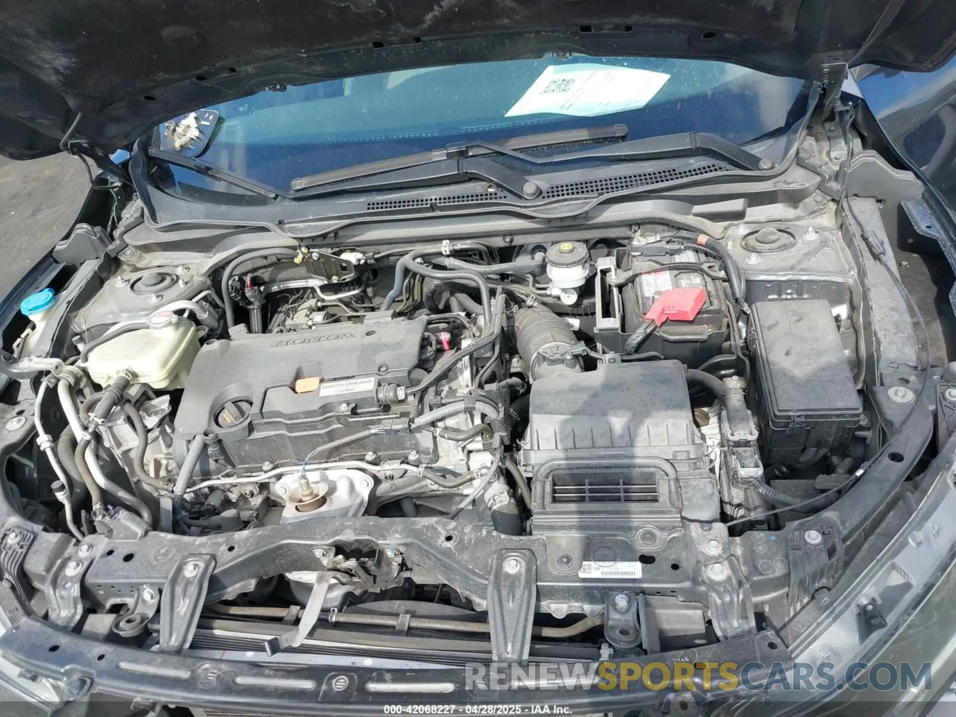 10 fotografías del automóvil dañado 19XFC2F60KE206499 HONDA CIVIC 2019