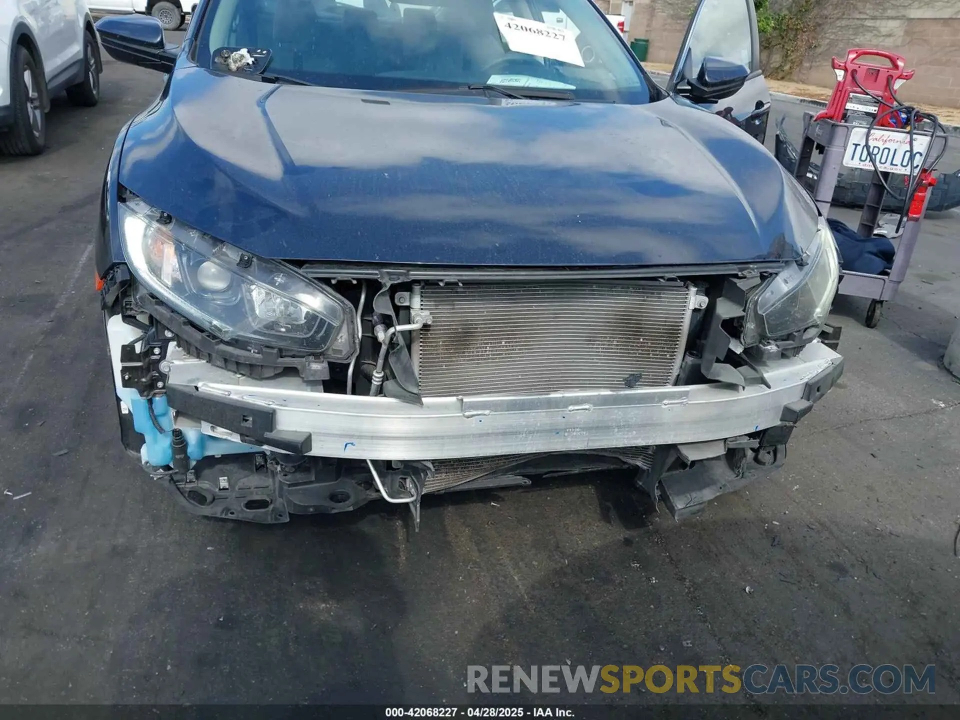6 fotografías del automóvil dañado 19XFC2F60KE206499 HONDA CIVIC 2019