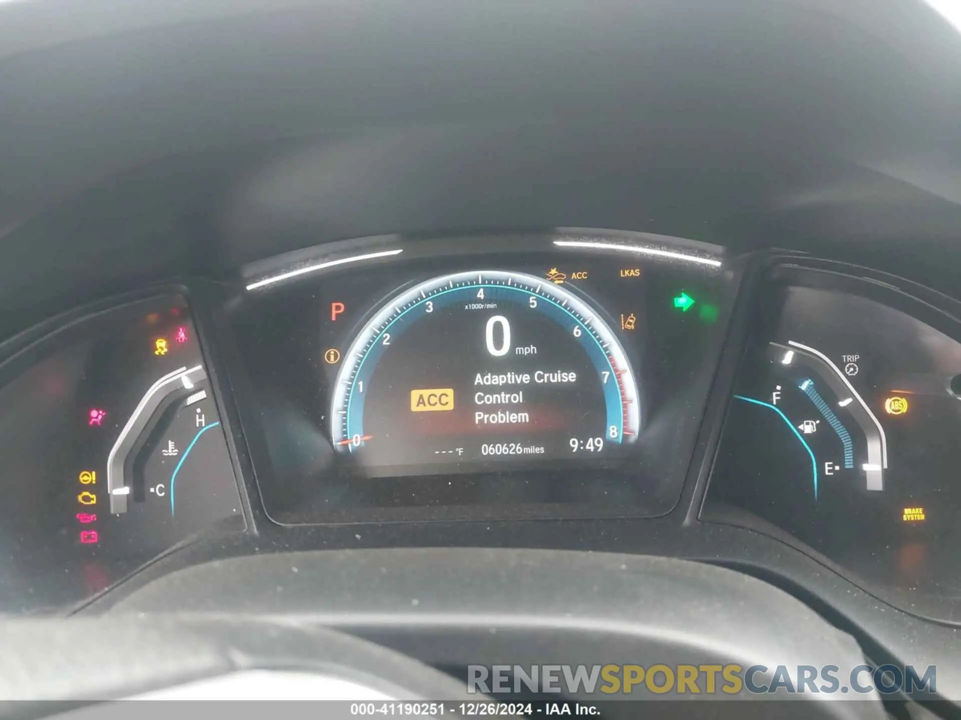 7 fotografías del automóvil dañado 19XFC2F60KE207023 HONDA CIVIC 2019