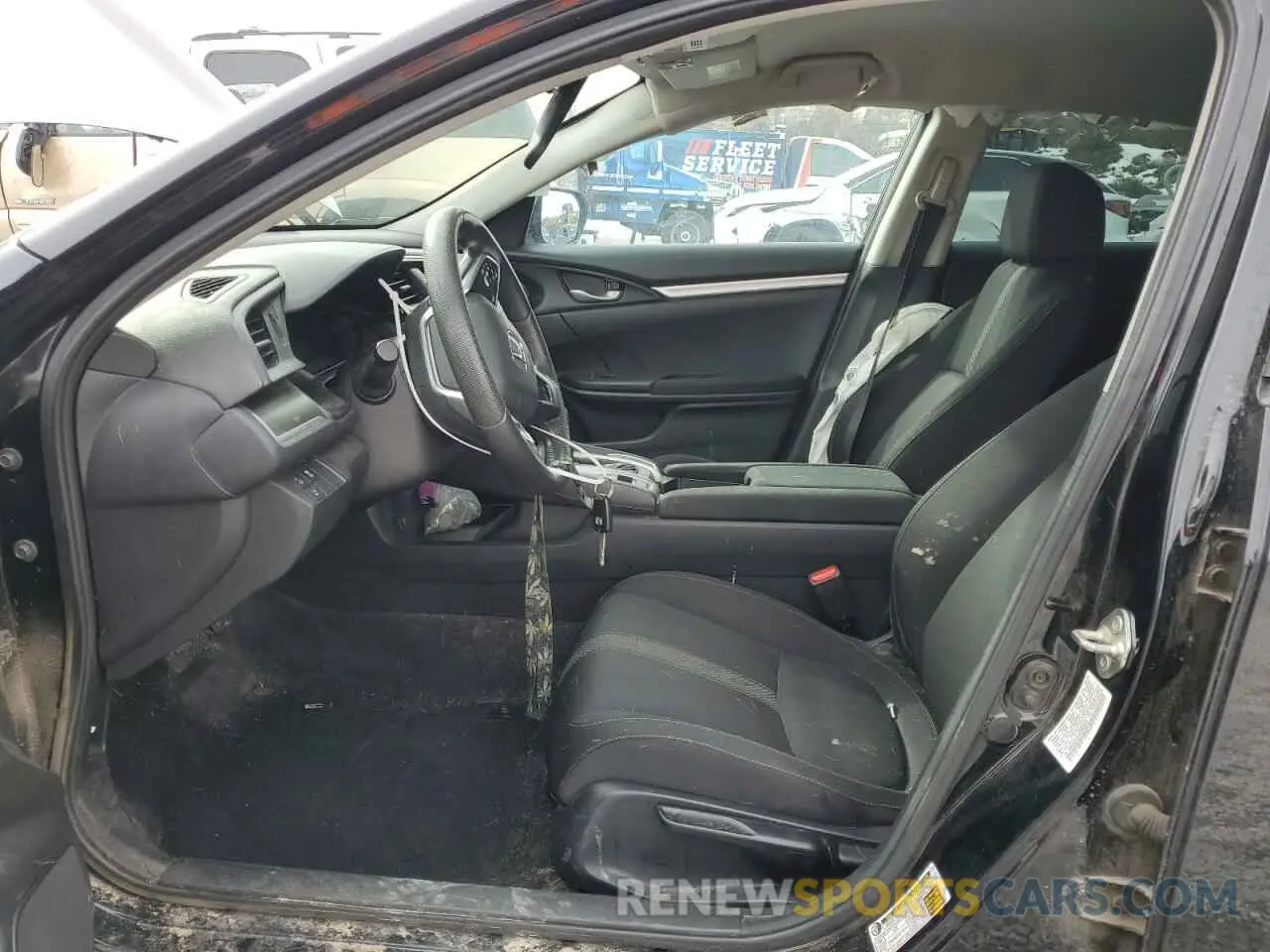 7 fotografías del automóvil dañado 19XFC2F61KE009602 HONDA CIVIC 2019