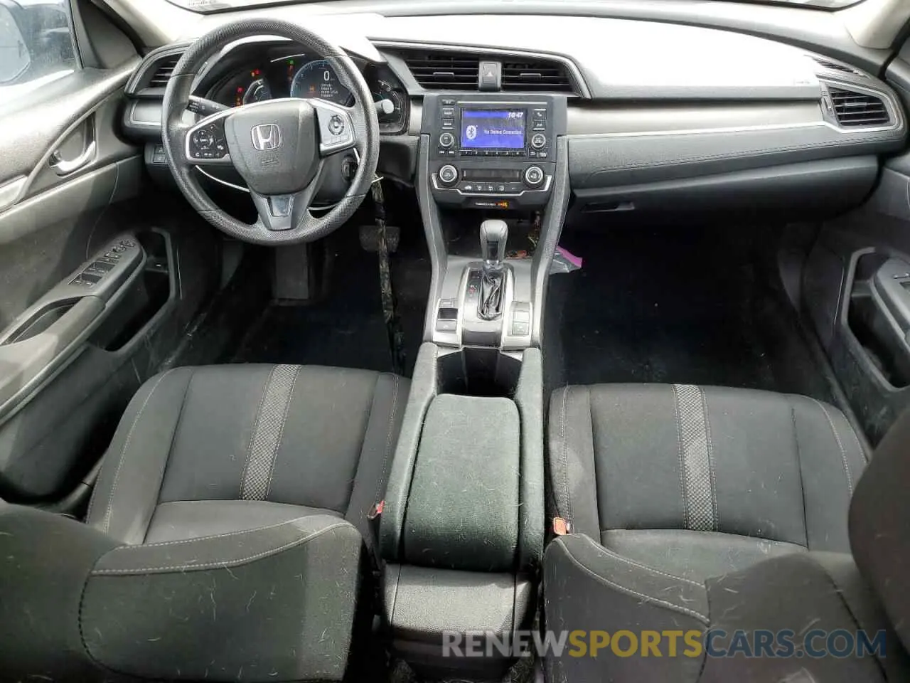 8 fotografías del automóvil dañado 19XFC2F61KE009602 HONDA CIVIC 2019