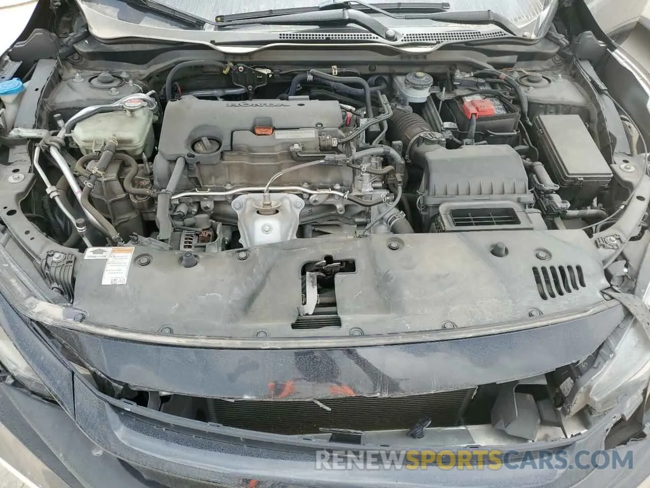 11 fotografías del automóvil dañado 19XFC2F61KE009793 HONDA CIVIC 2019