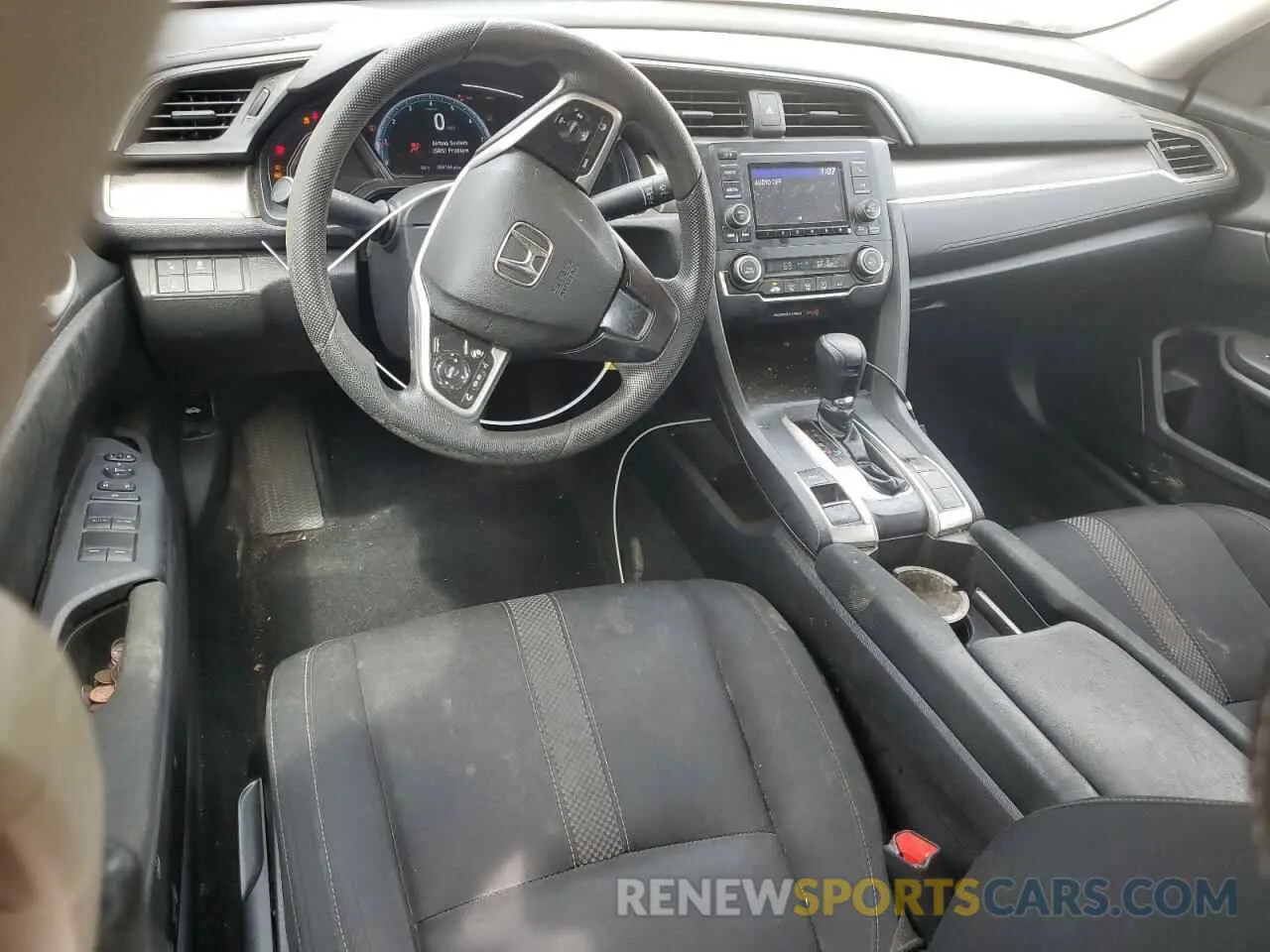 8 fotografías del automóvil dañado 19XFC2F61KE009793 HONDA CIVIC 2019