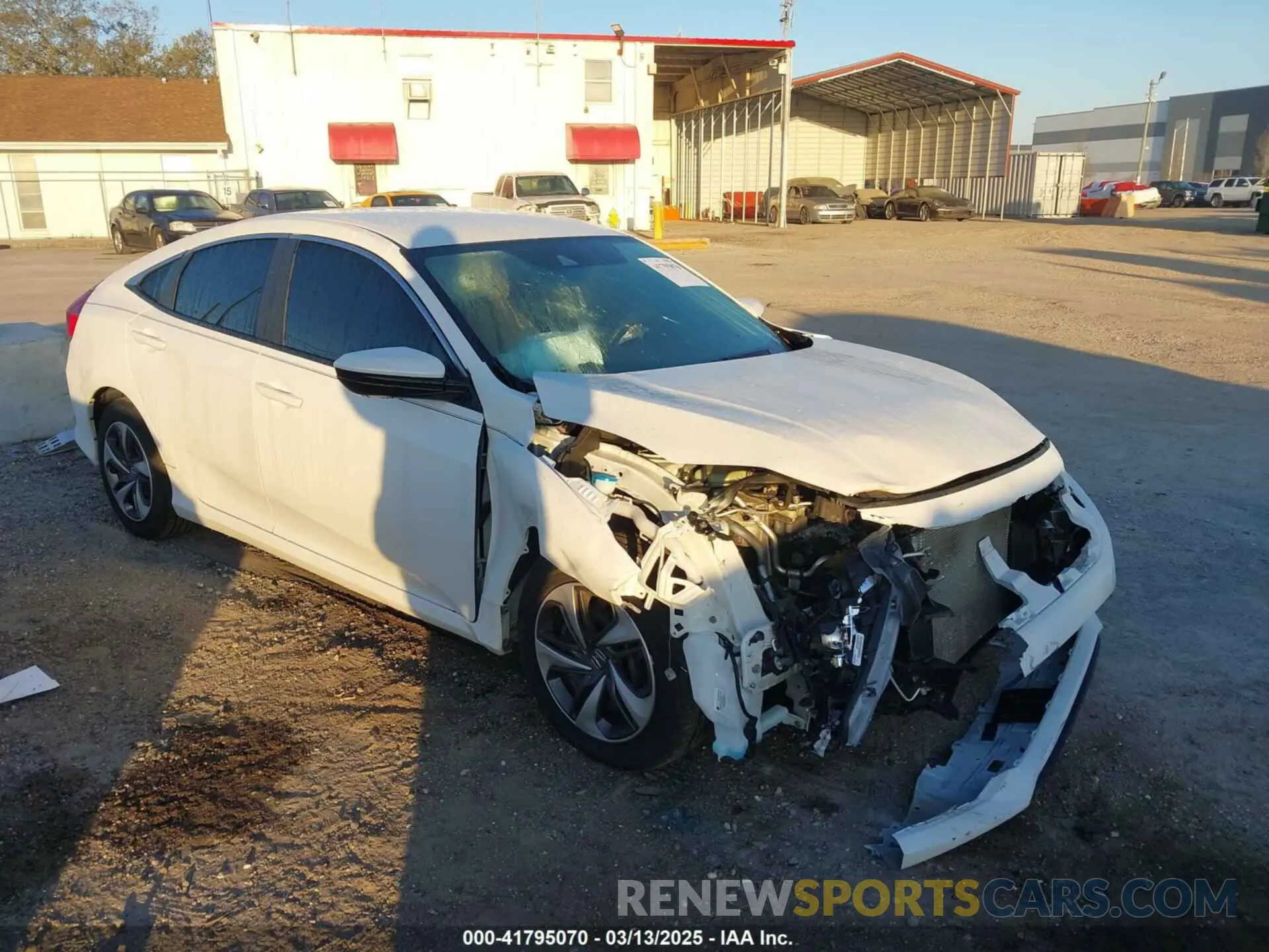1 fotografías del automóvil dañado 19XFC2F61KE014007 HONDA CIVIC 2019