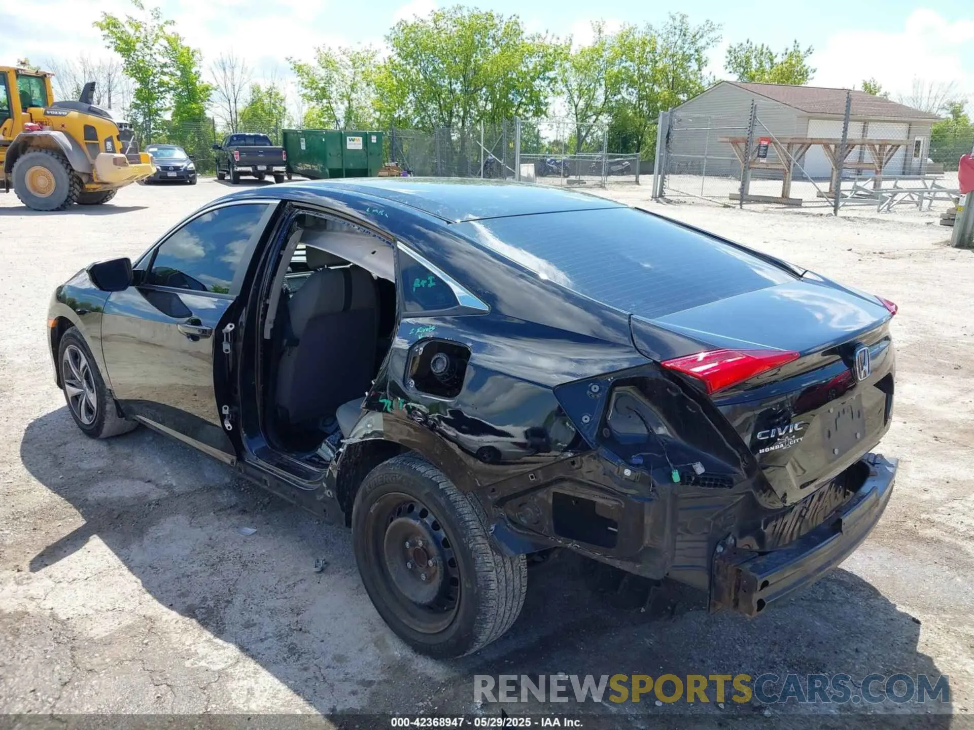 3 fotografías del automóvil dañado 19XFC2F61KE017134 HONDA CIVIC 2019