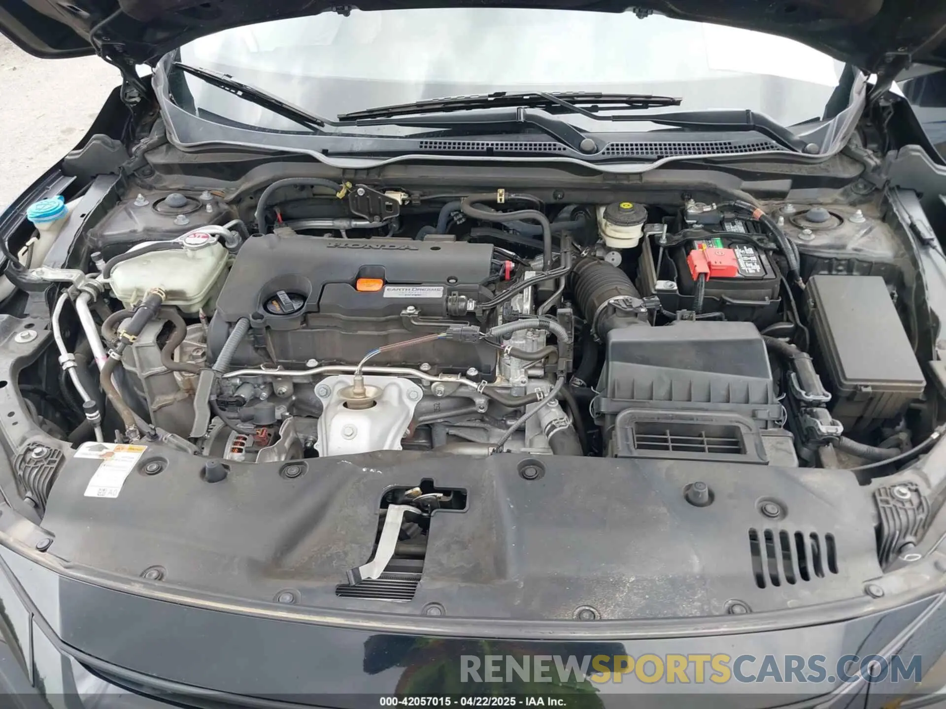 10 fotografías del automóvil dañado 19XFC2F61KE049212 HONDA CIVIC 2019