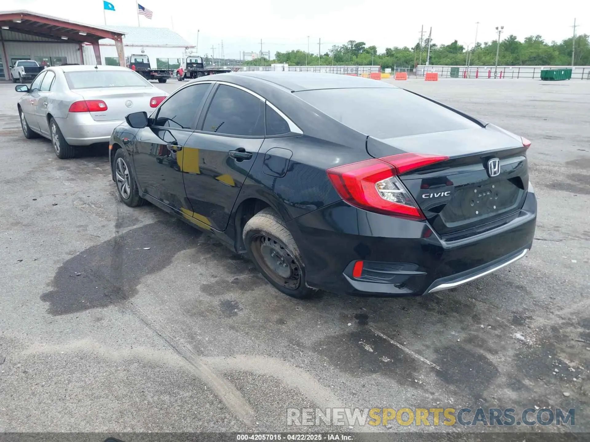 3 fotografías del automóvil dañado 19XFC2F61KE049212 HONDA CIVIC 2019