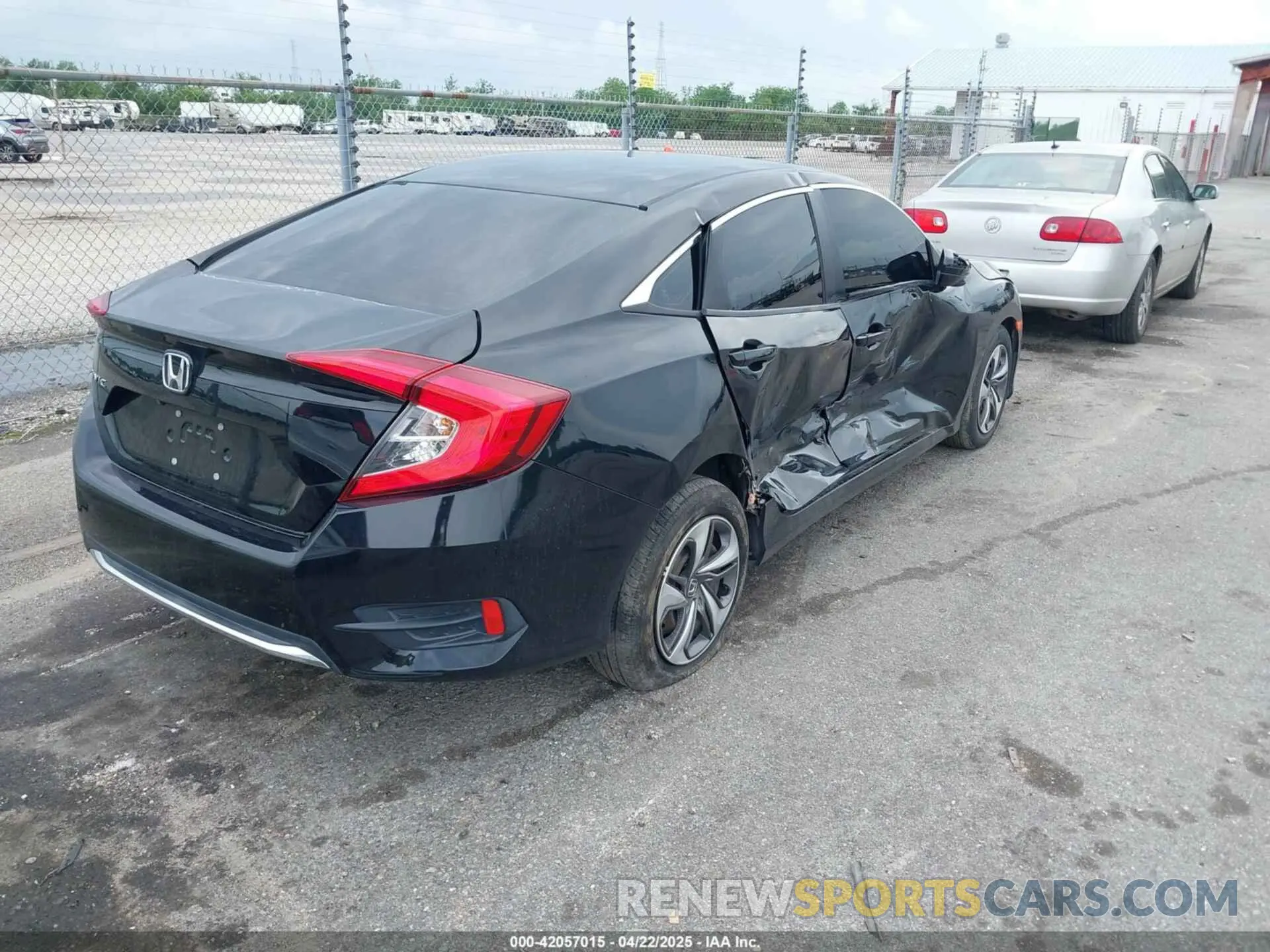 4 fotografías del automóvil dañado 19XFC2F61KE049212 HONDA CIVIC 2019