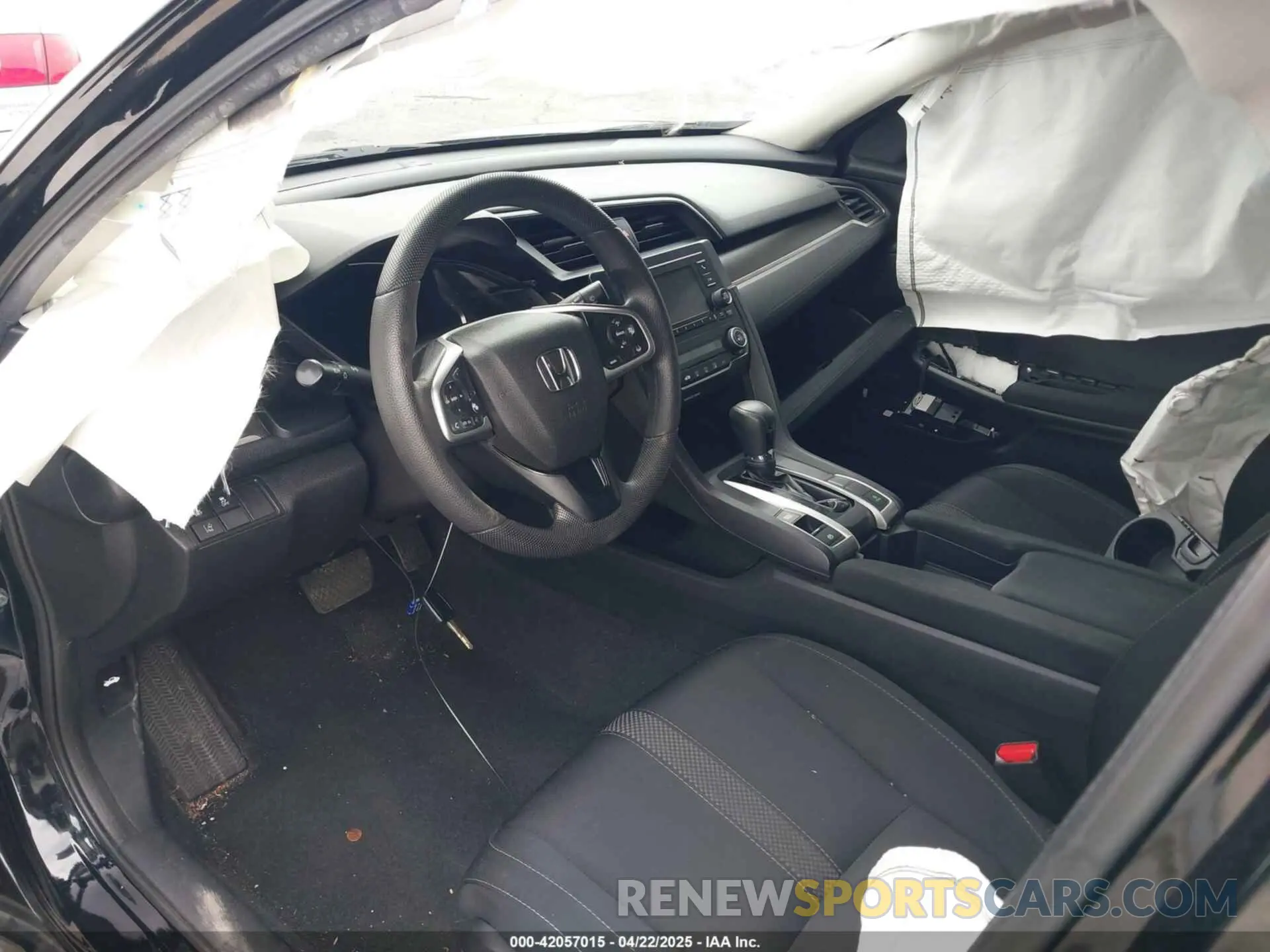 5 fotografías del automóvil dañado 19XFC2F61KE049212 HONDA CIVIC 2019