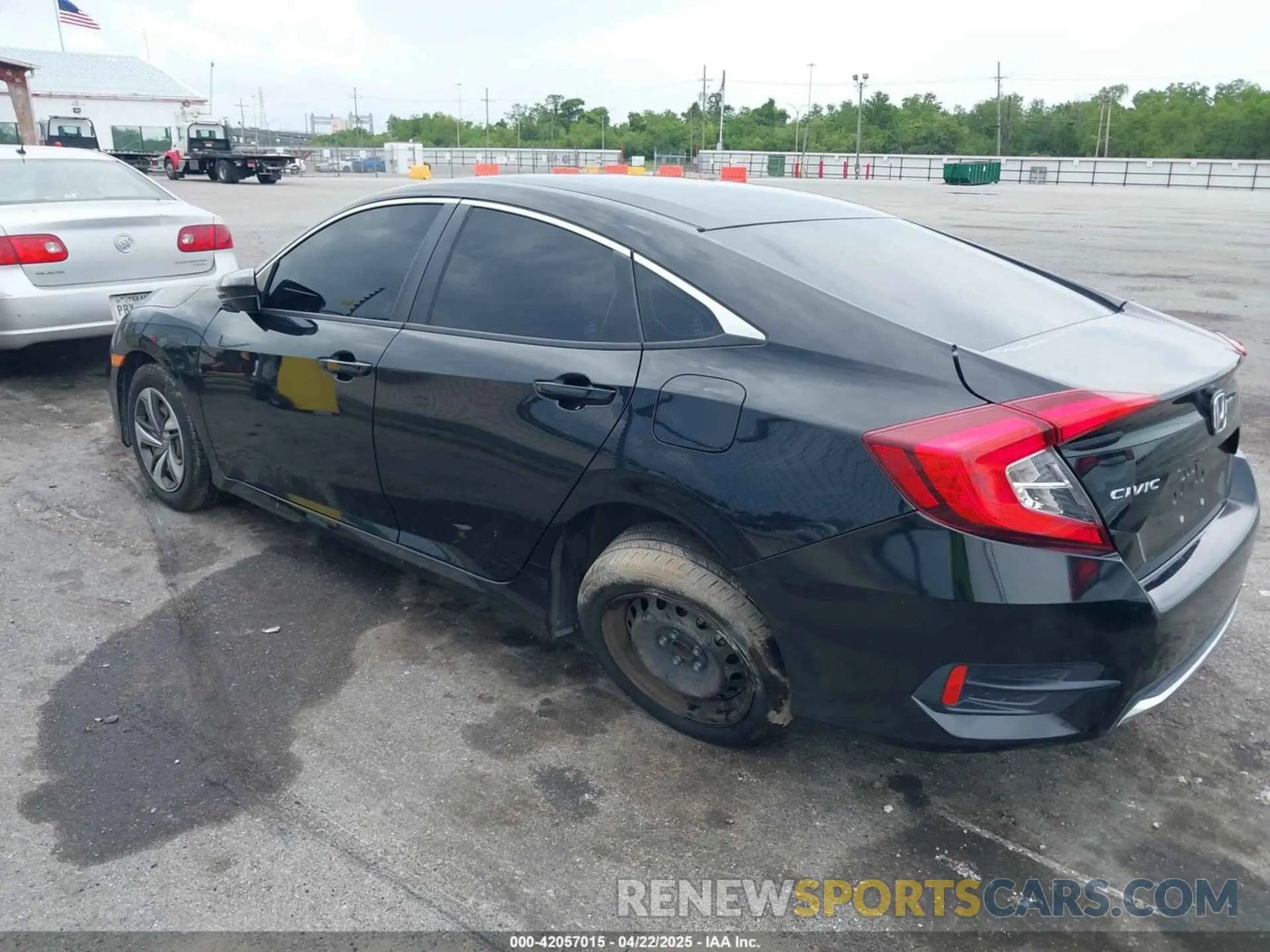 6 fotografías del automóvil dañado 19XFC2F61KE049212 HONDA CIVIC 2019