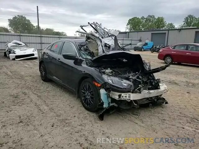 11 fotografías del automóvil dañado 19XFC2F61KE051445 HONDA CIVIC 2019