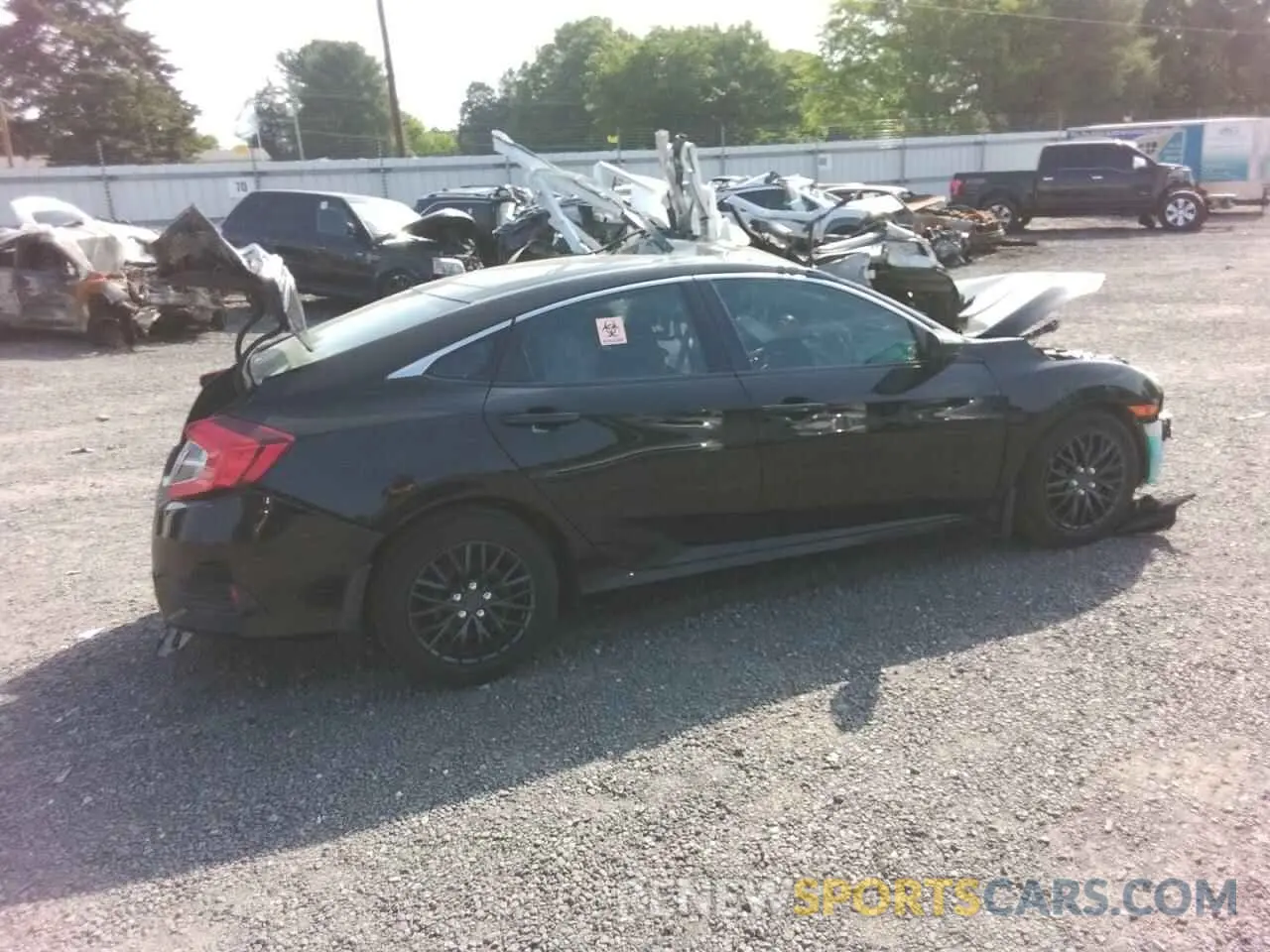 3 fotografías del automóvil dañado 19XFC2F61KE051445 HONDA CIVIC 2019