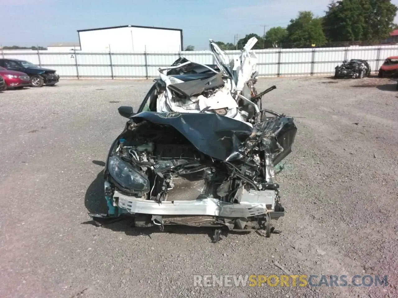 5 fotografías del automóvil dañado 19XFC2F61KE051445 HONDA CIVIC 2019