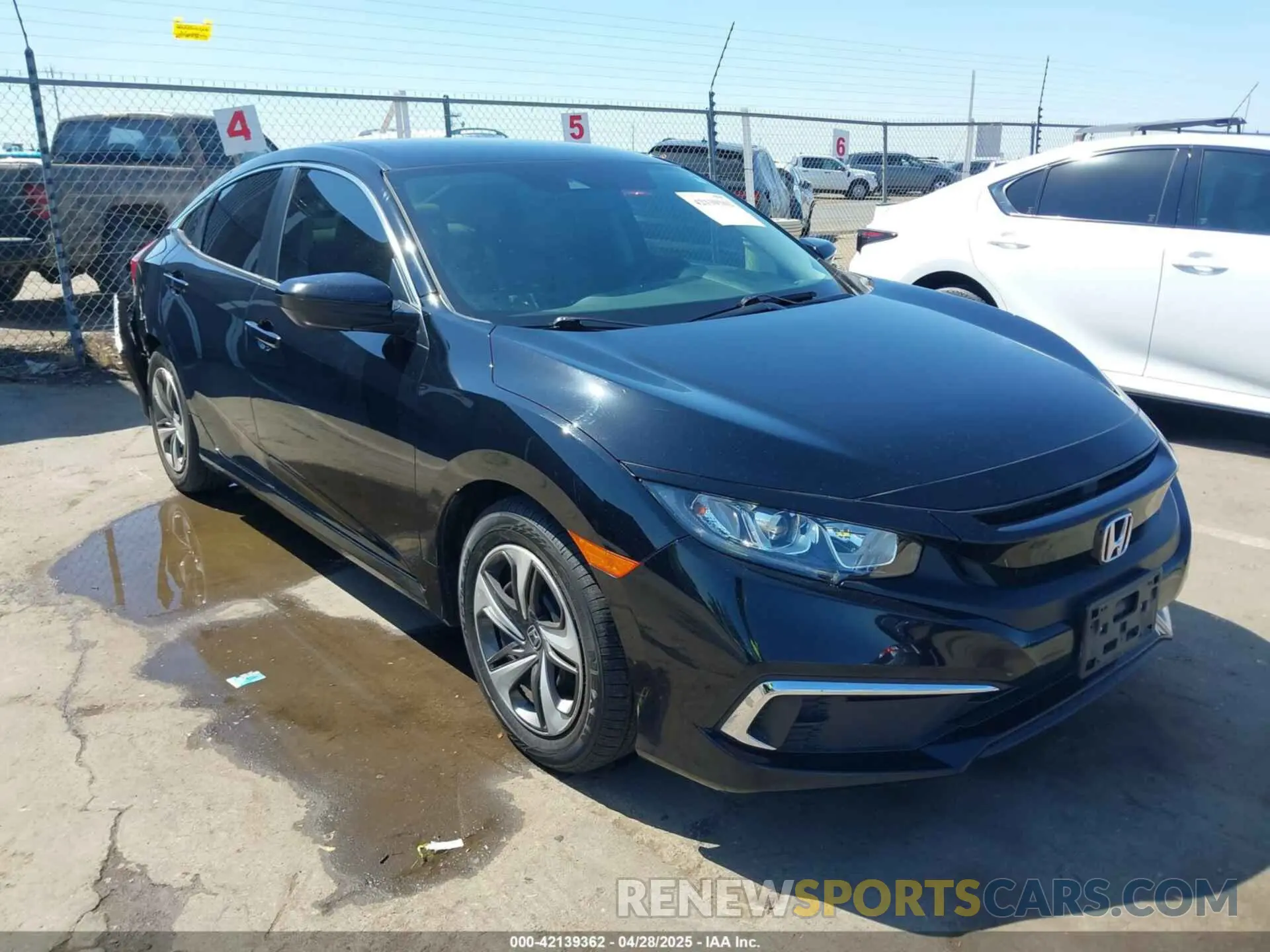 1 fotografías del automóvil dañado 19XFC2F61KE202252 HONDA CIVIC 2019