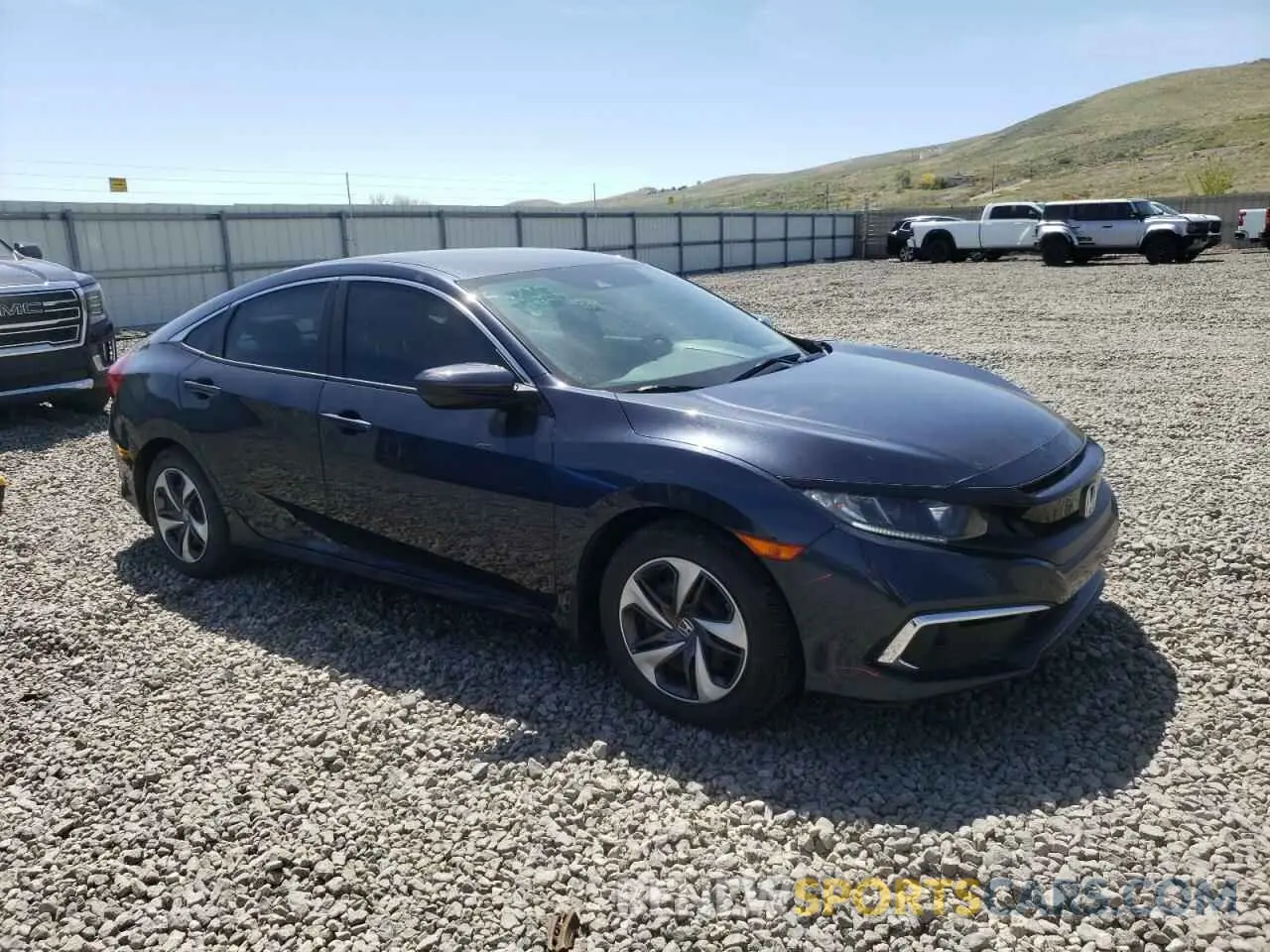 4 fotografías del automóvil dañado 19XFC2F62KE006384 HONDA CIVIC 2019