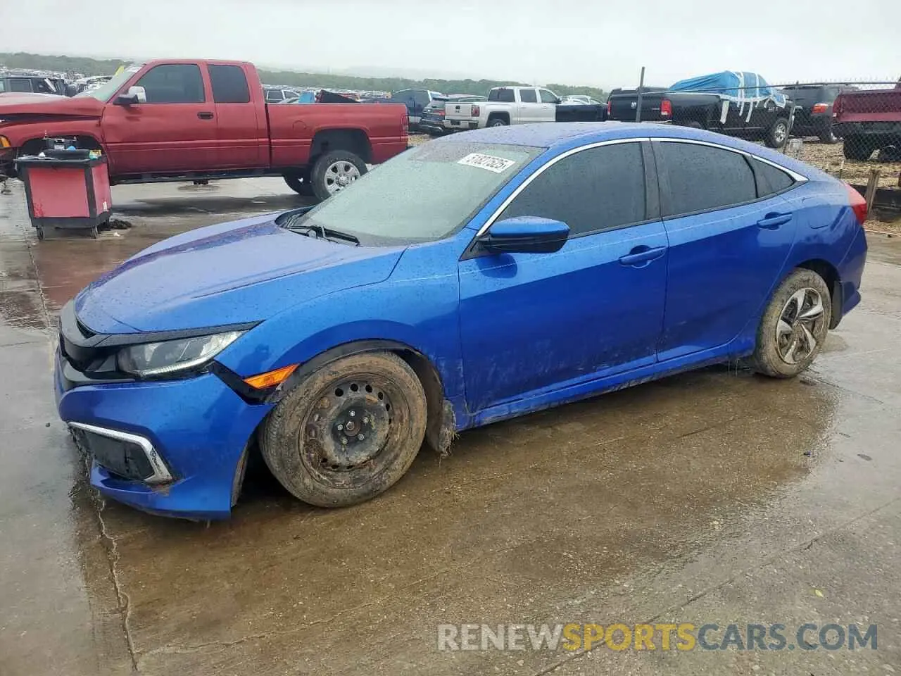 1 fotografías del automóvil dañado 19XFC2F62KE007843 HONDA CIVIC 2019