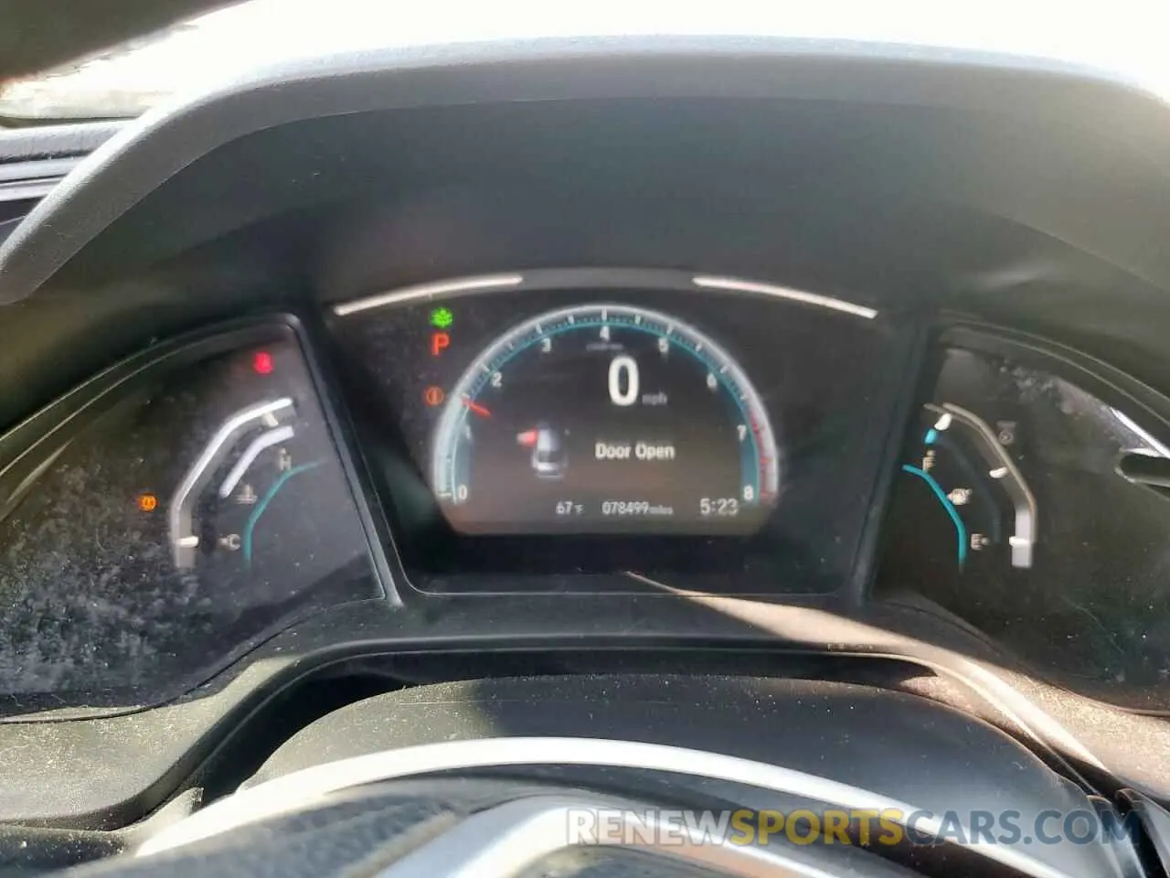 9 fotografías del automóvil dañado 19XFC2F62KE007843 HONDA CIVIC 2019