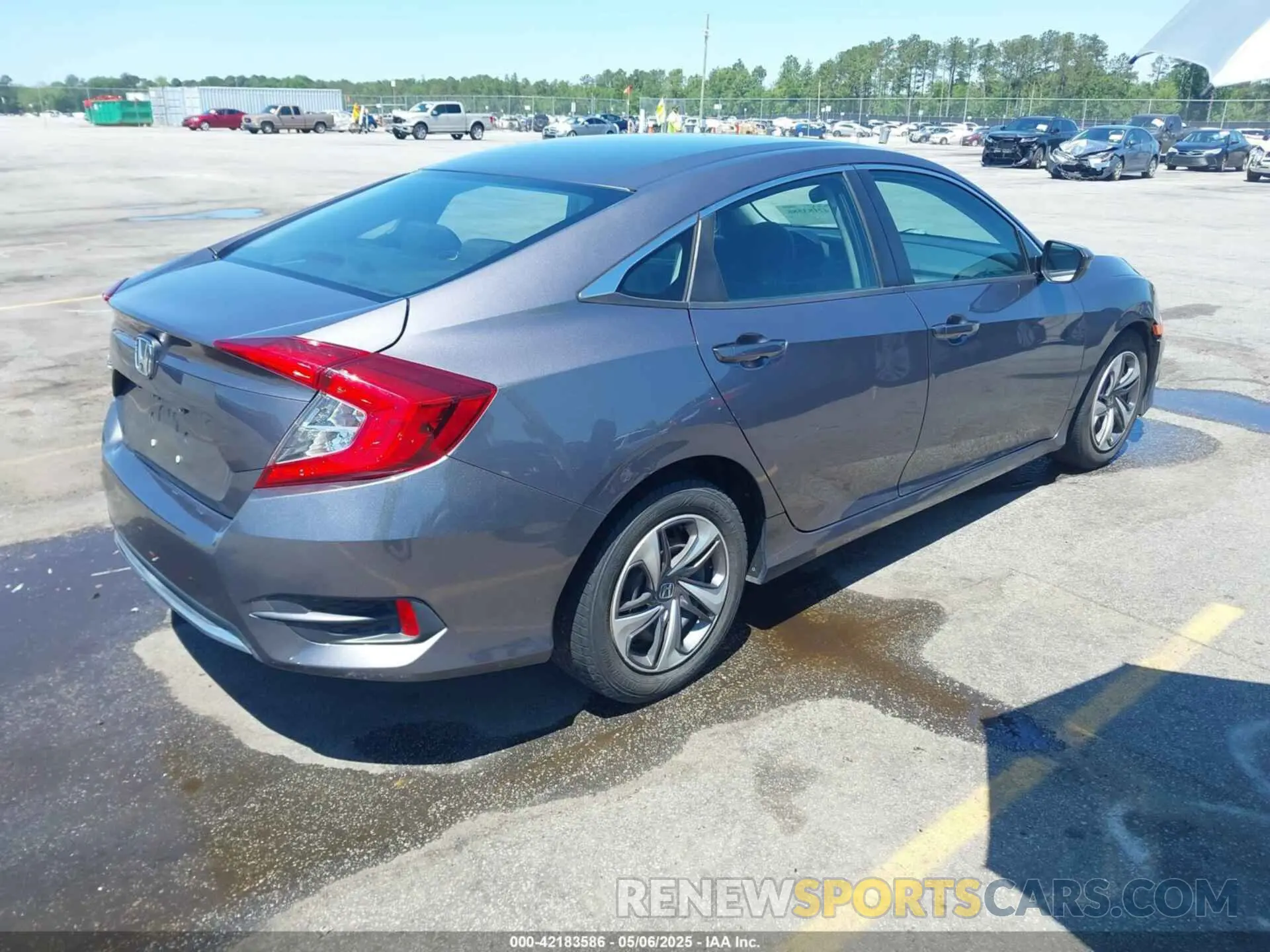 4 fotografías del automóvil dañado 19XFC2F62KE010340 HONDA CIVIC 2019