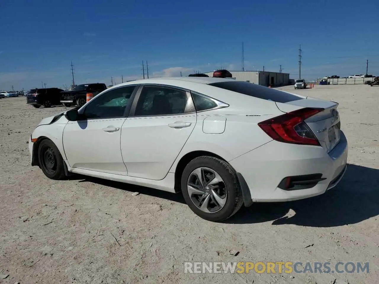 2 fotografías del automóvil dañado 19XFC2F62KE012511 HONDA CIVIC 2019