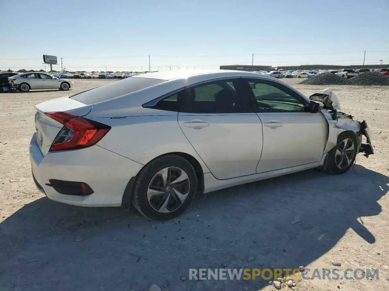 3 fotografías del automóvil dañado 19XFC2F62KE012511 HONDA CIVIC 2019