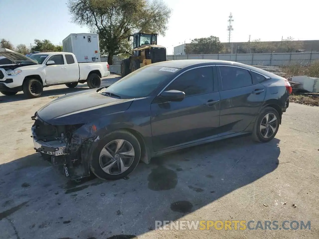 1 fotografías del automóvil dañado 19XFC2F62KE015070 HONDA CIVIC 2019
