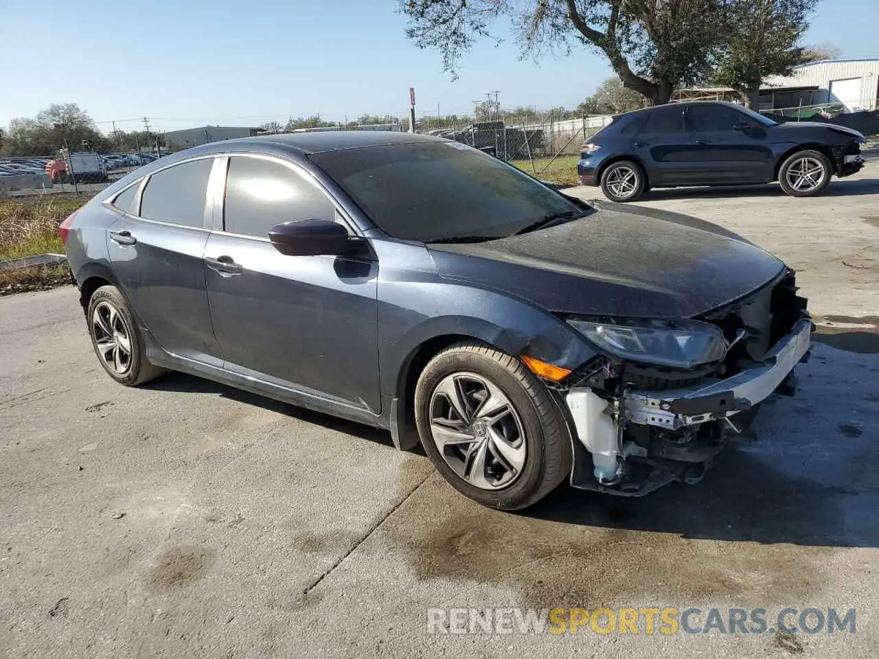 4 fotografías del automóvil dañado 19XFC2F62KE015070 HONDA CIVIC 2019