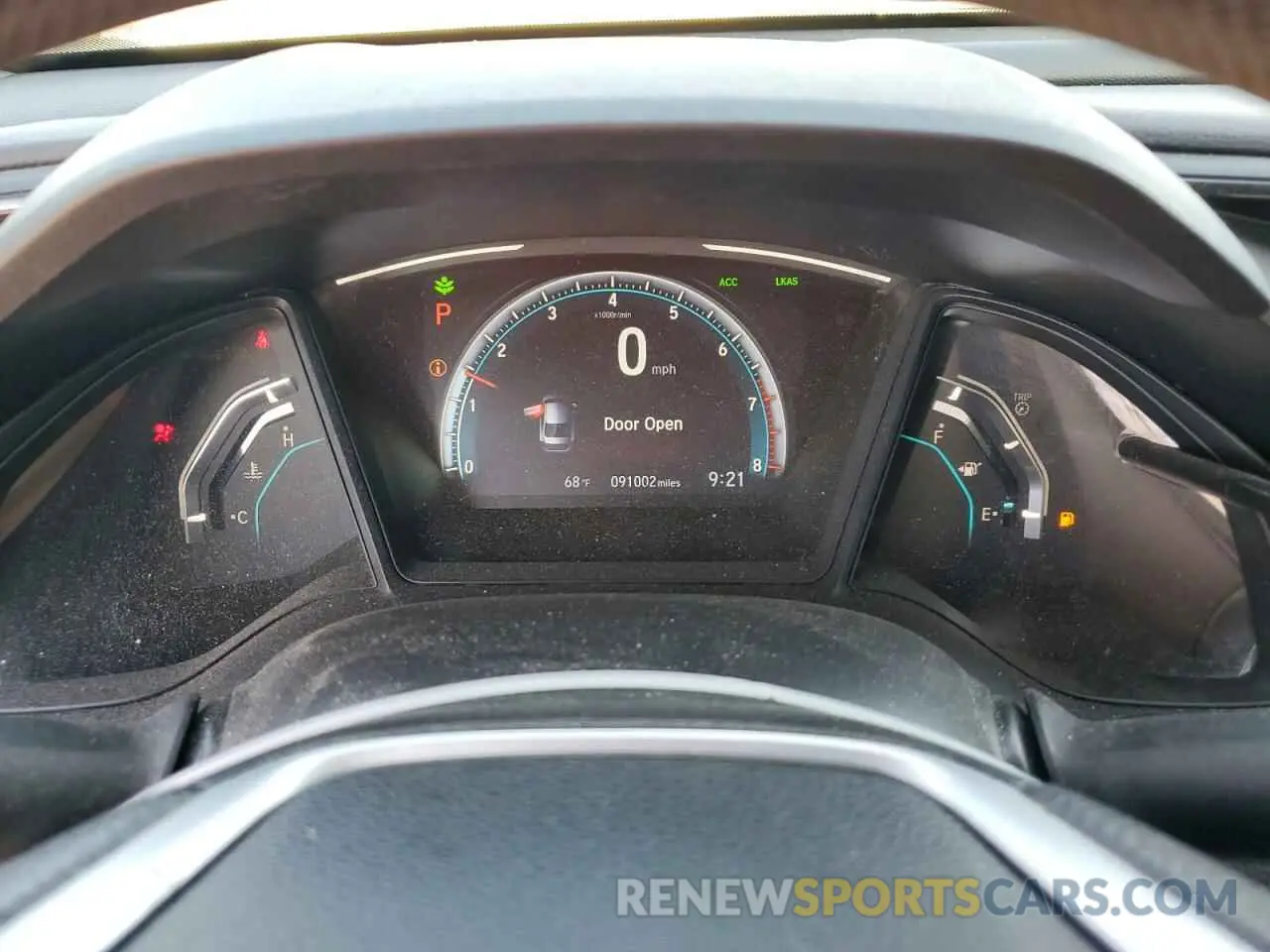9 fotografías del automóvil dañado 19XFC2F62KE015070 HONDA CIVIC 2019