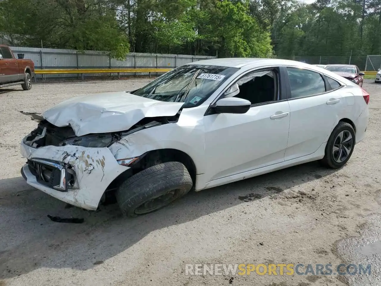 1 fotografías del automóvil dañado 19XFC2F62KE020866 HONDA CIVIC 2019