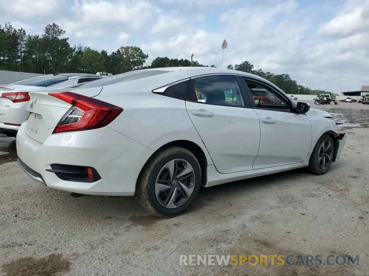 3 fotografías del automóvil dañado 19XFC2F62KE020866 HONDA CIVIC 2019