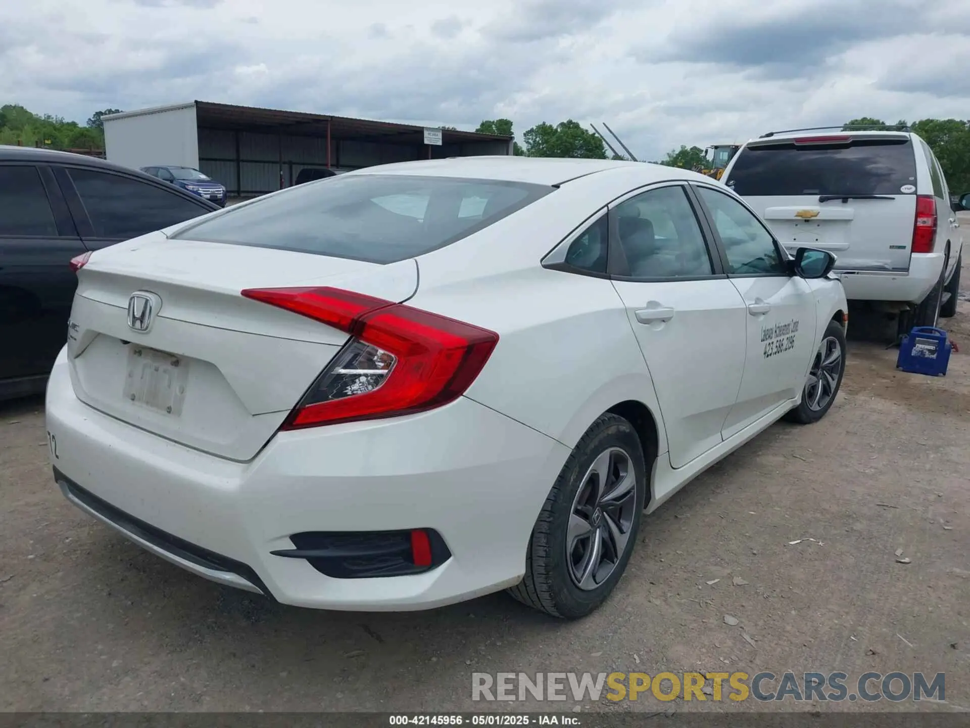 4 fotografías del automóvil dañado 19XFC2F62KE035822 HONDA CIVIC 2019