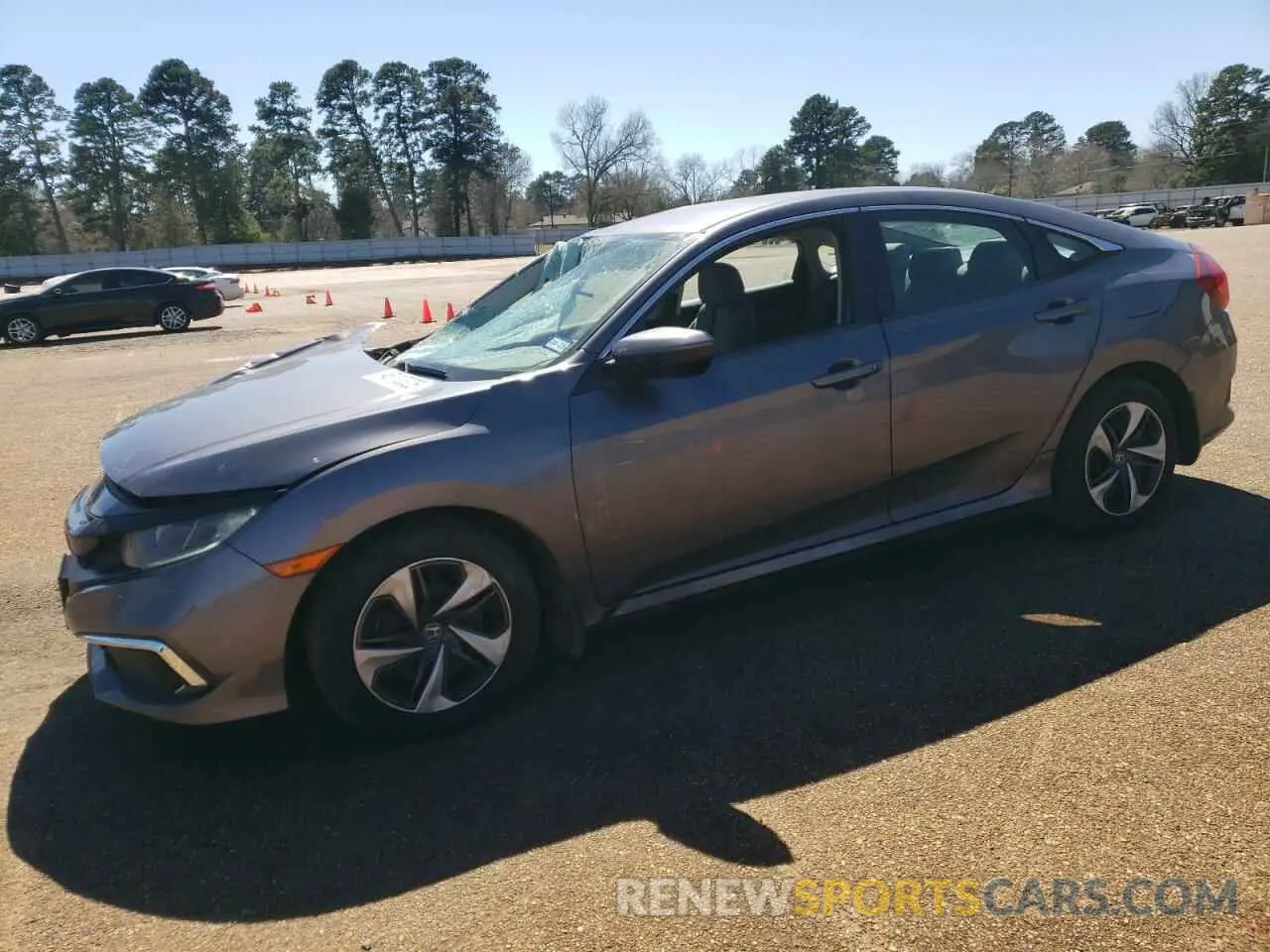 1 fotografías del automóvil dañado 19XFC2F62KE036453 HONDA CIVIC 2019
