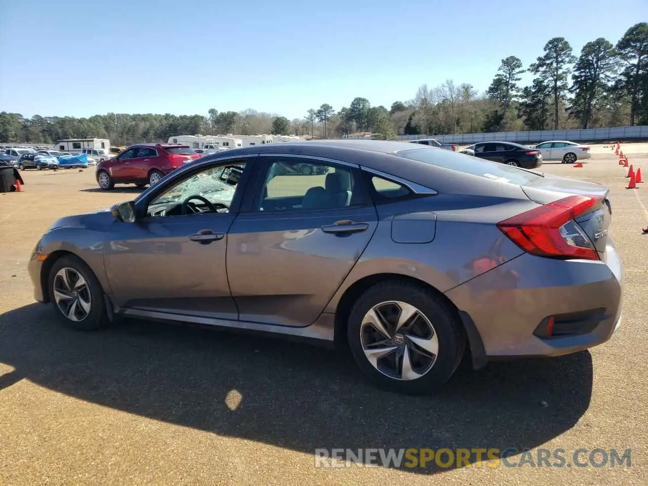 2 fotografías del automóvil dañado 19XFC2F62KE036453 HONDA CIVIC 2019