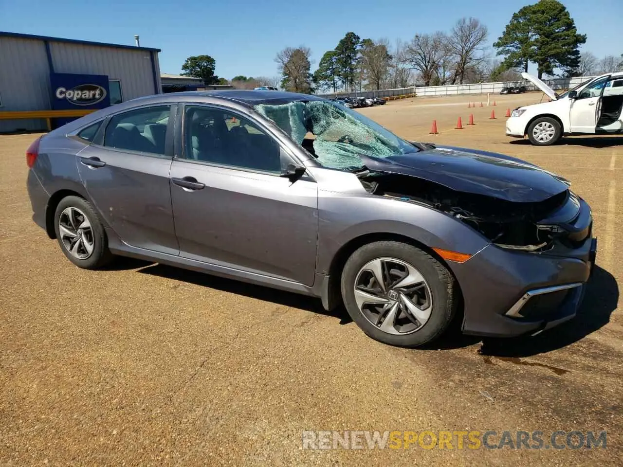 4 fotografías del automóvil dañado 19XFC2F62KE036453 HONDA CIVIC 2019