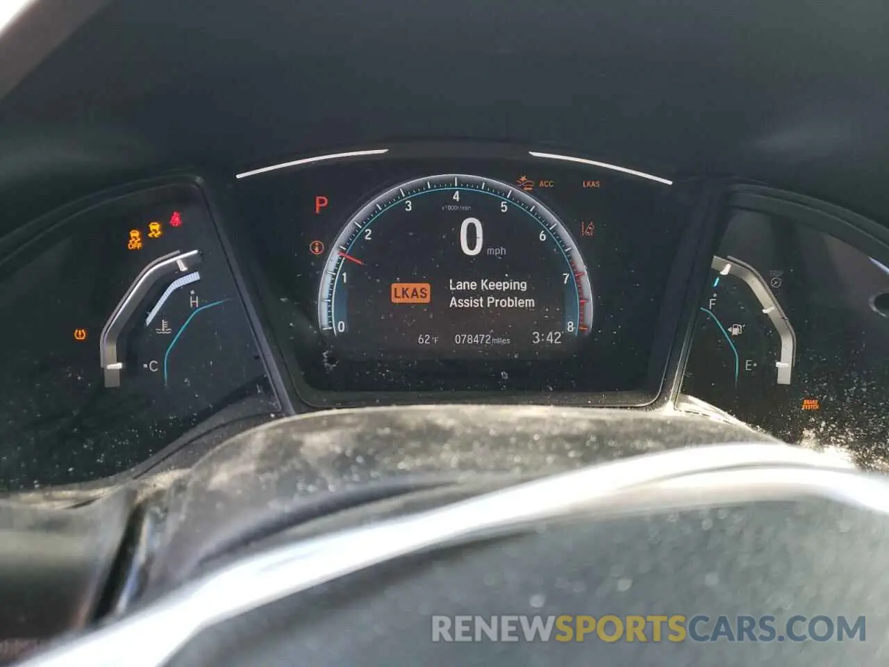 9 fotografías del automóvil dañado 19XFC2F62KE036453 HONDA CIVIC 2019