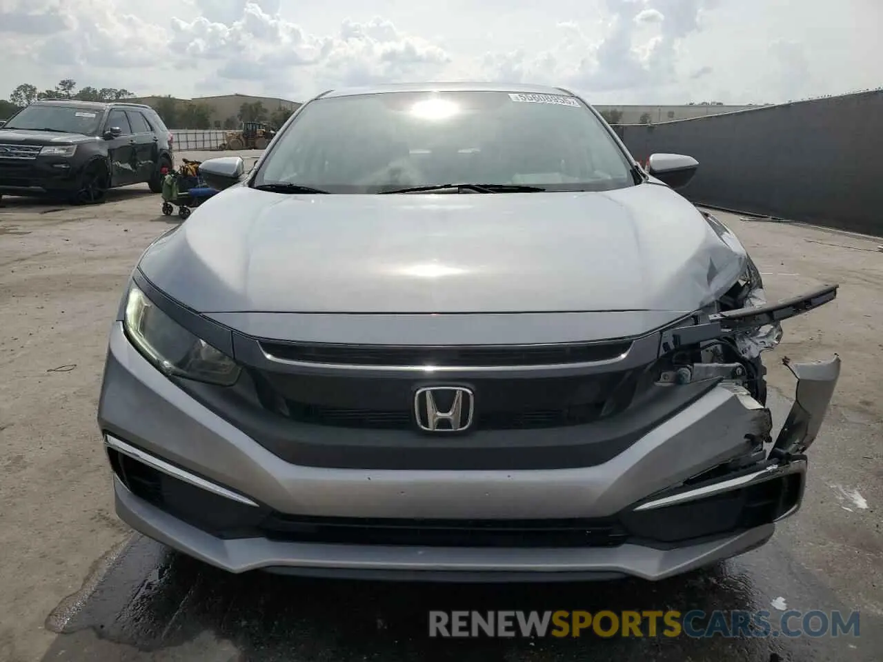 5 fotografías del automóvil dañado 19XFC2F62KE042446 HONDA CIVIC 2019