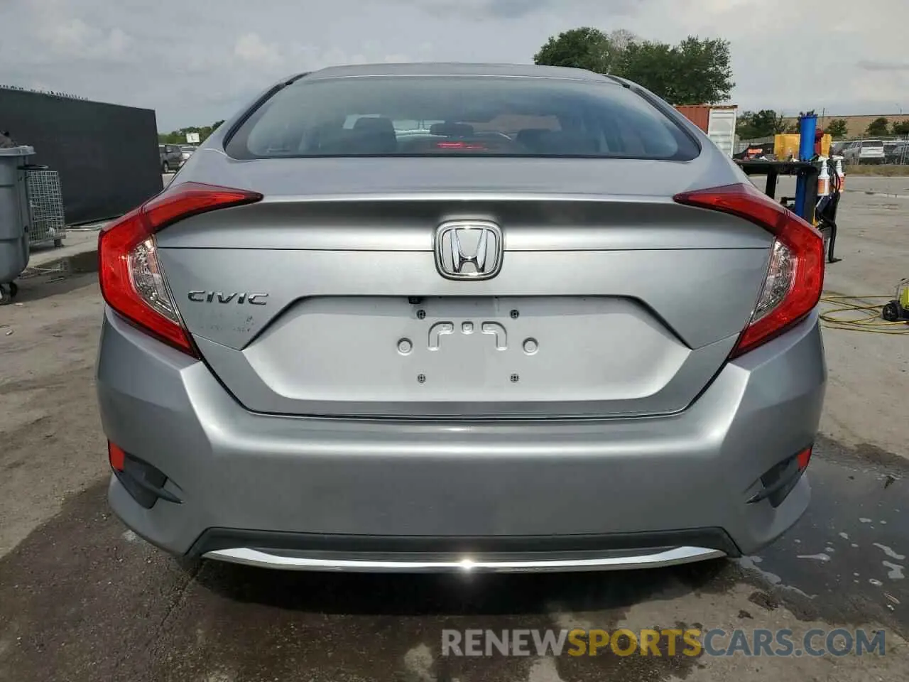 6 fotografías del automóvil dañado 19XFC2F62KE042446 HONDA CIVIC 2019